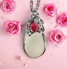 Sea Glass Large Necklace Beach