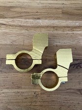 Handlebar Mounted Mirror Brackets - Anodised Gold - Café Racer? MX? Motocross?