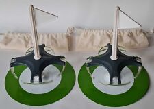 Portable golf hole simulator, putting training aid, play and practice anywhere