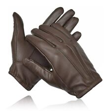 made with Kevlar Police Anti Slash Fire Resistant Leather Gloves Security SIA