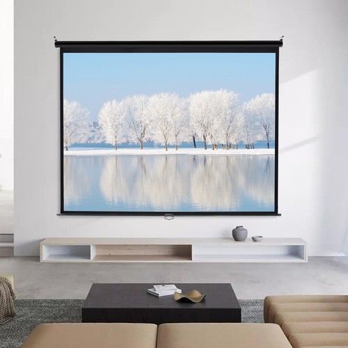 Wall mounted manual projector - wall,