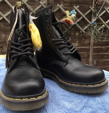 Black 8 Hole Doc Martens Boots Size 5