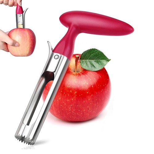 Stainless steel twist apple - stainless,