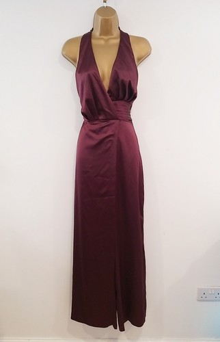 Zara satin halter neck wide - halter,