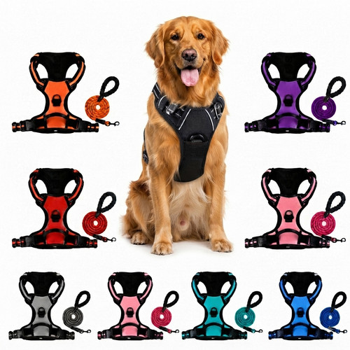 Pull adjustable dog harness - pull,