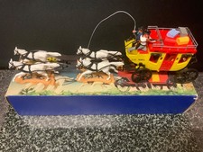 Timpo Toys Wild West Collection 444 Overland Stagecoach & 4th Series Cowboys.