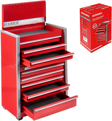 Drawer rolling red tool - red,