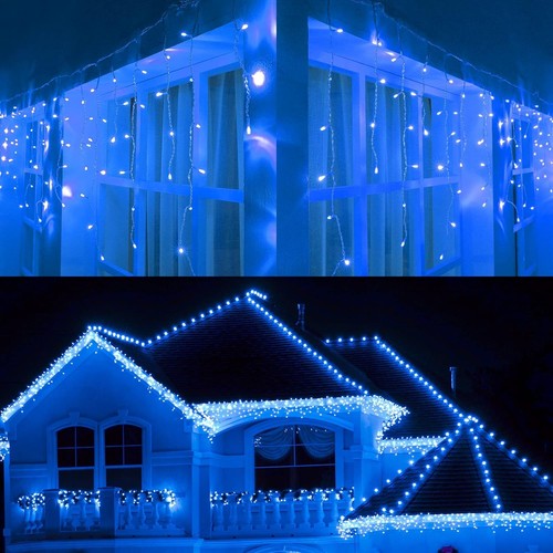 Stunning 250 led blue - blue, icicle