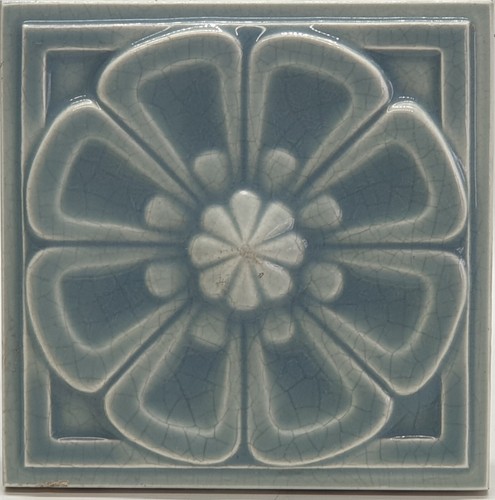 Art deco fireplace tile - art, high