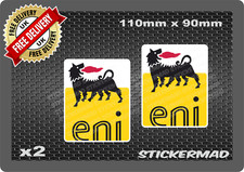 Eni oil Fuel AGIP Stickers F1
