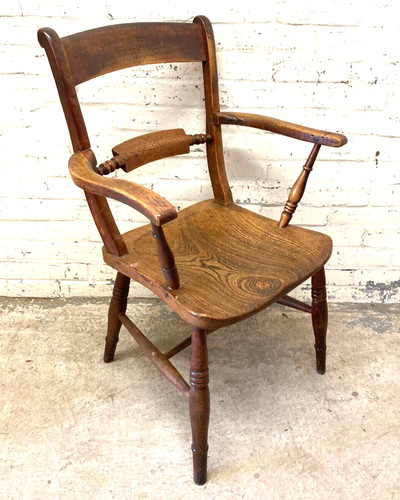 Antique victorian elm beech - elm, &beech