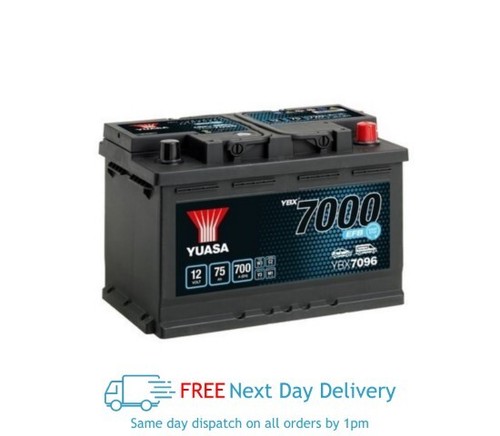 Yuasa ybx7096 efb start - yuasa,
