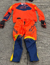 Kids Alpine Stars Race Set Orange and Navy youth size L