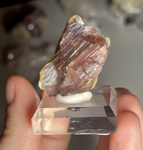 Natural pink tourmaline - pink,