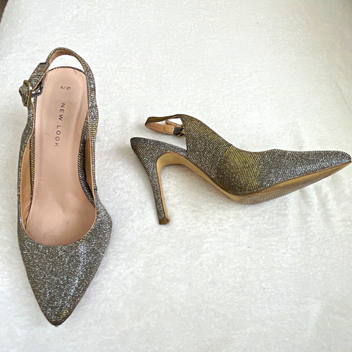 New look silver glitter - silver,