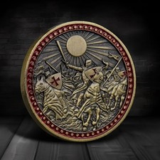 Knights Templar Coin Religion Beautiful Commemorative Coin.