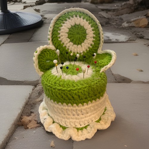 Vtg mcm handmade crochet - vtg,