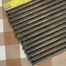 Antique Vintage Ball End Bronzed  24” Stair Rods x 14 Rods Only