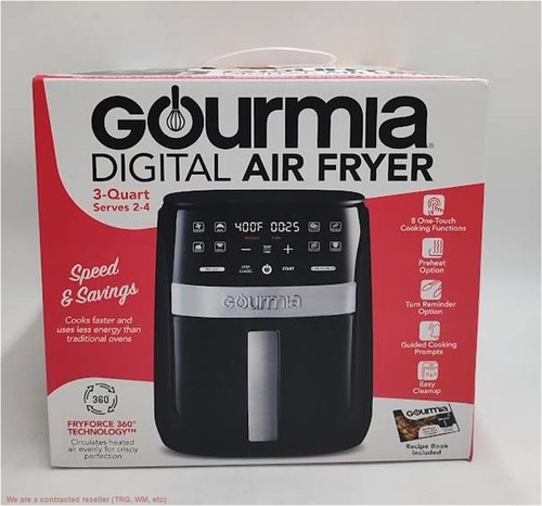 Digital 3qt air fryer with - 3qt,