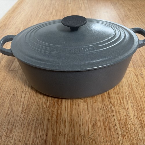 Creuset cast iron - grey, oval