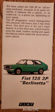 FIAT 128 3P BERLINETTA car