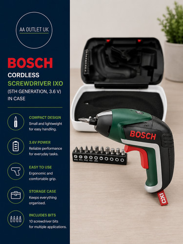 Bosch cordless screwdriver ixo - screwdriver,
