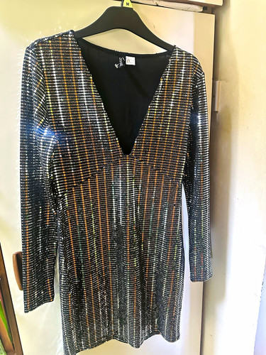 Divided sequin neck long - divided,