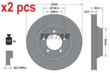 X2 PCS 92287905 BRAKE DISC