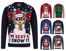 Mens Slogan Ugly Xmas Novelty