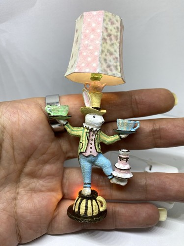 12th scale white rabbit lamp - 12th,