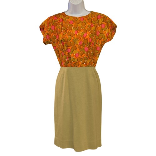 Vintage 70s colorblock dress - vintage,