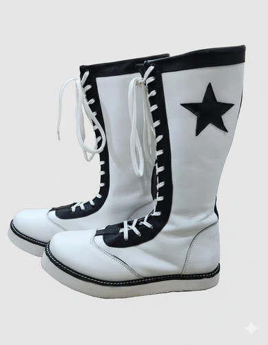 Pro wrestling star boots - wrestling,