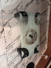 Next Luxury Glass Coffee Table – Black Gloss Base – Excellent Condition