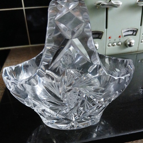 Vtg hand cut lead - vtg, crystal