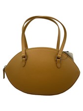 VASIC Handbag, Cowhide Leather, Solid Color