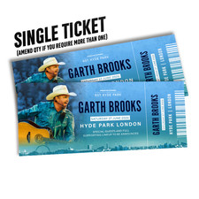 Garth Brooks - BST Hyde Park Mock Ticket | Surprise Gift Reveal | Souvenir