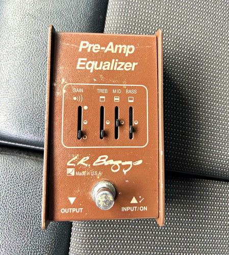 Baggs preamp equalizer - baggs,