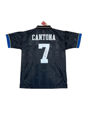 Eric cantona signed black - signed,