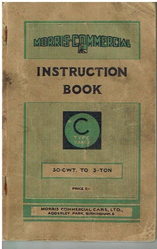 Morris commercial type - c, 30cwt