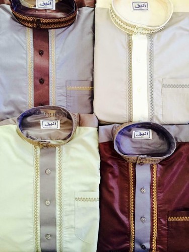 Piece thobe collar luxury - thobe,