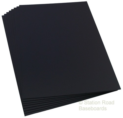 Sheets matt black 1mm - sheets,
