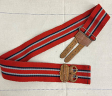 COMBINED CADET FORCES STABLE BELT - Waist: 35" , British Military Issue