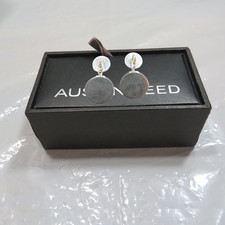 Carrs of Sheffield Solid Sterling Silver Hallmarked Double-Sided Cufflinks