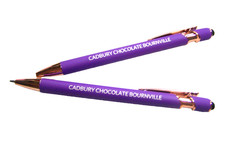 Cadbury Chocolate Bournville Souvenir Mauve : Purple Black ink Ballpoint Pen New