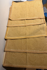 5 x Laura Ashley gold Damask
