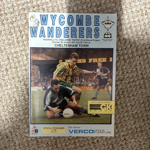 Wycombe wanderers cheltenham - wycombe, v