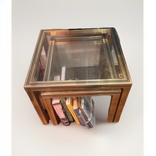 Pierre Vandel Set of Three Nesting Tables, France, circa 1970