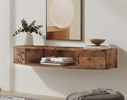 Floating tv stand wall - 41.3”,