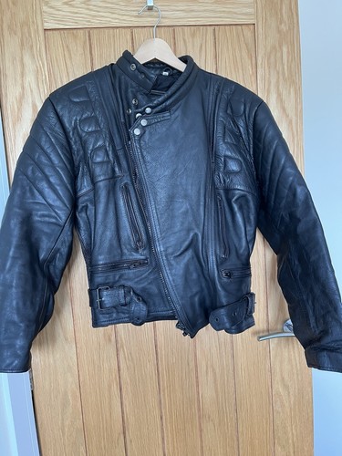 Leather motorcycle jacket - leather,
