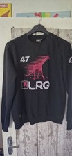 LRG Lifted Research Group Pullover Sweater Men Large Jumper L-R-G  Black Giraffe